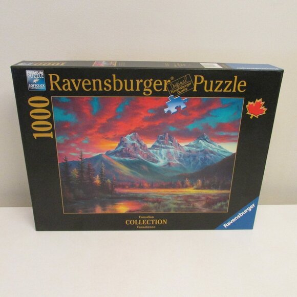 Ravensburger Canada Collection Puzzle 1000 pieces, Alberta's Three Sisters - Picture 1 of 7